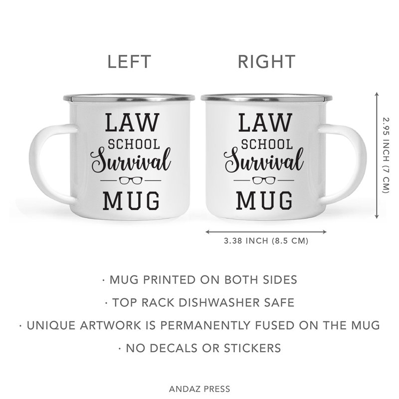 11 oz. Cadeau de tasse à café en acier inoxydable Graduation