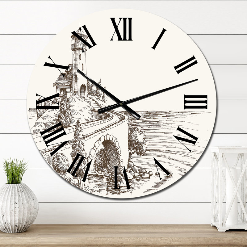 Très grande horloge murale Monalda, Moyen