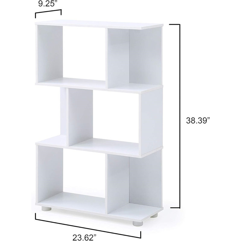 Bibliothèque moderne à 3 tablettes