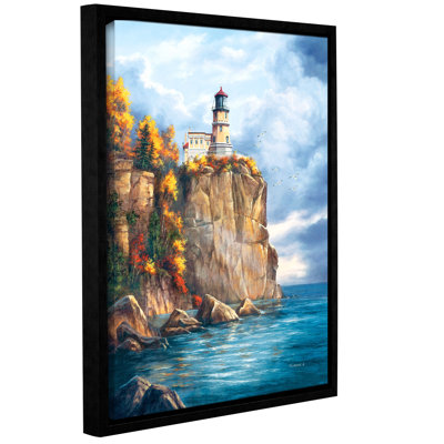 « split rock phare », reproduction d’art encadrée