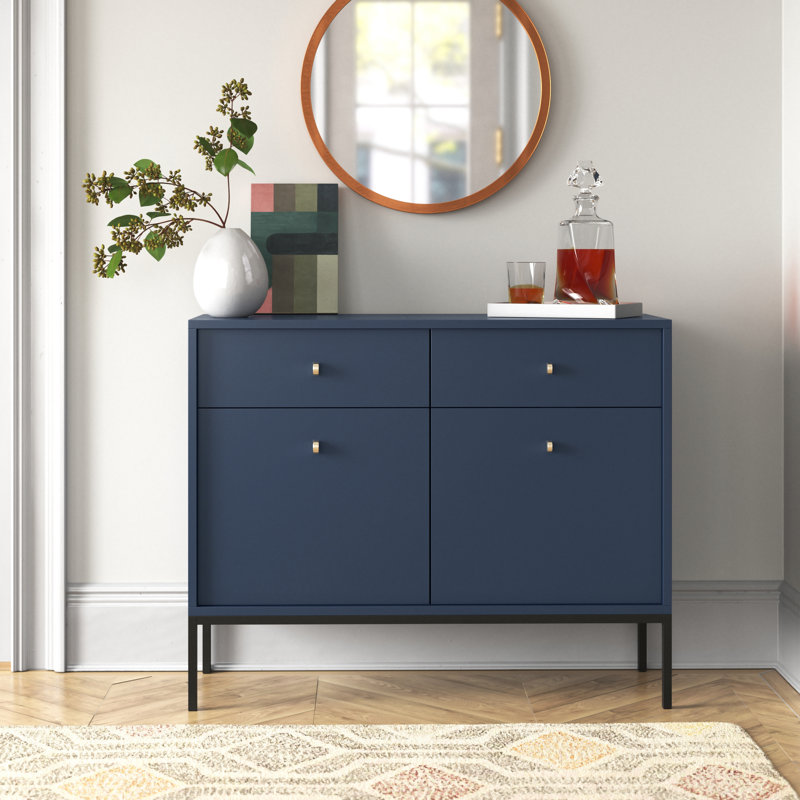 Olmo 103.5cm Sideboard, Navy Blue