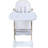 Developmental High Chair With - Compliant Meal Surface, Extra Deep Tray, Encourages Independent Eating, White Foldable One Second Folding, Storage Bag, Ergonomic Support, White, For Living Room