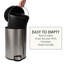 Yeung Steel Step On Kitchen Trash Can-1037777378
