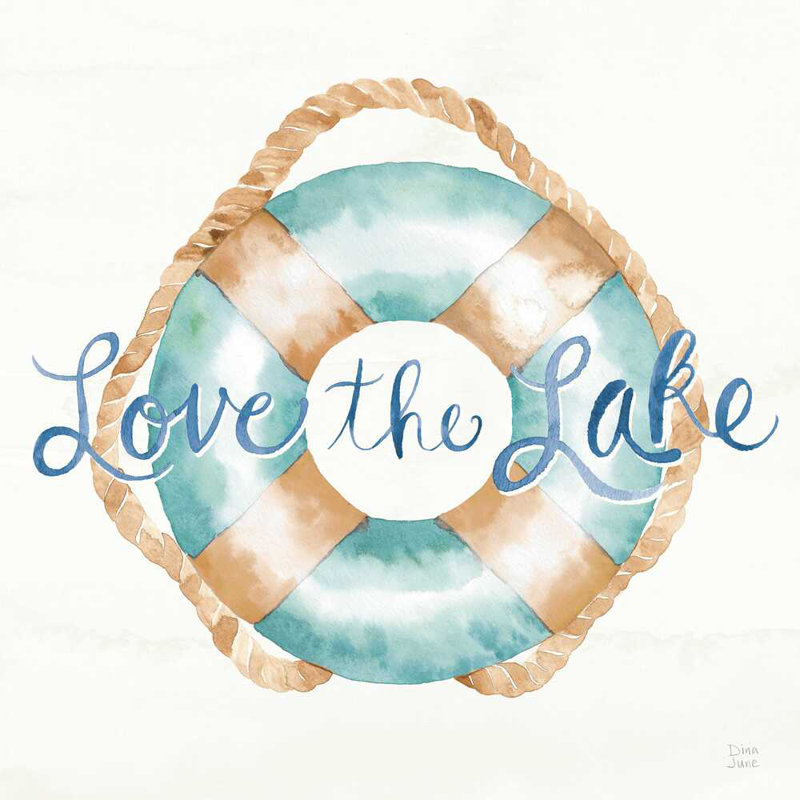 Lake Love VI, H 36 po x l 36 po x P 1,25 po