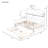 Wooden Full Size House Bed With Twin Size Trundle,Kids Bed With Shelf-1345037283