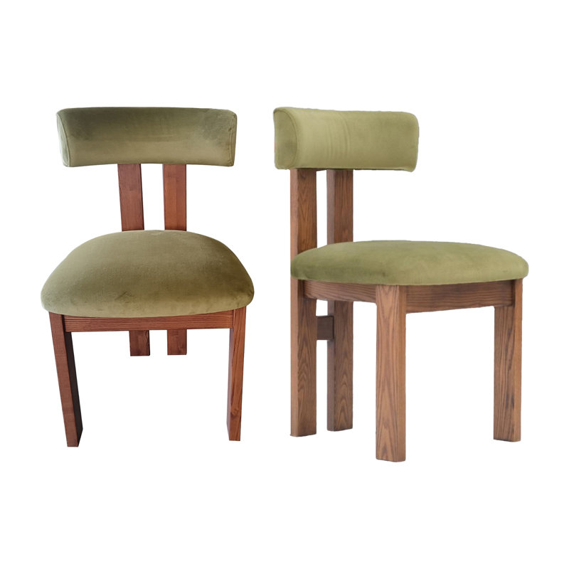 Ensemble de 2 chaises de salle à manger rembourrées Contemporary