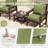 Outdoor Deep Seating Cushion Set Indoor And Outdoor Seat / Back Cushion, Available In 4 Sizes-929802347-929802342