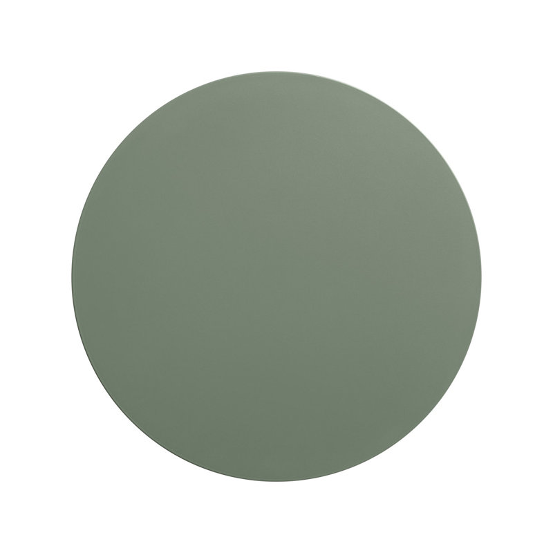 Circula End Table, Gray Green, 12" H x 15" W x 15" D