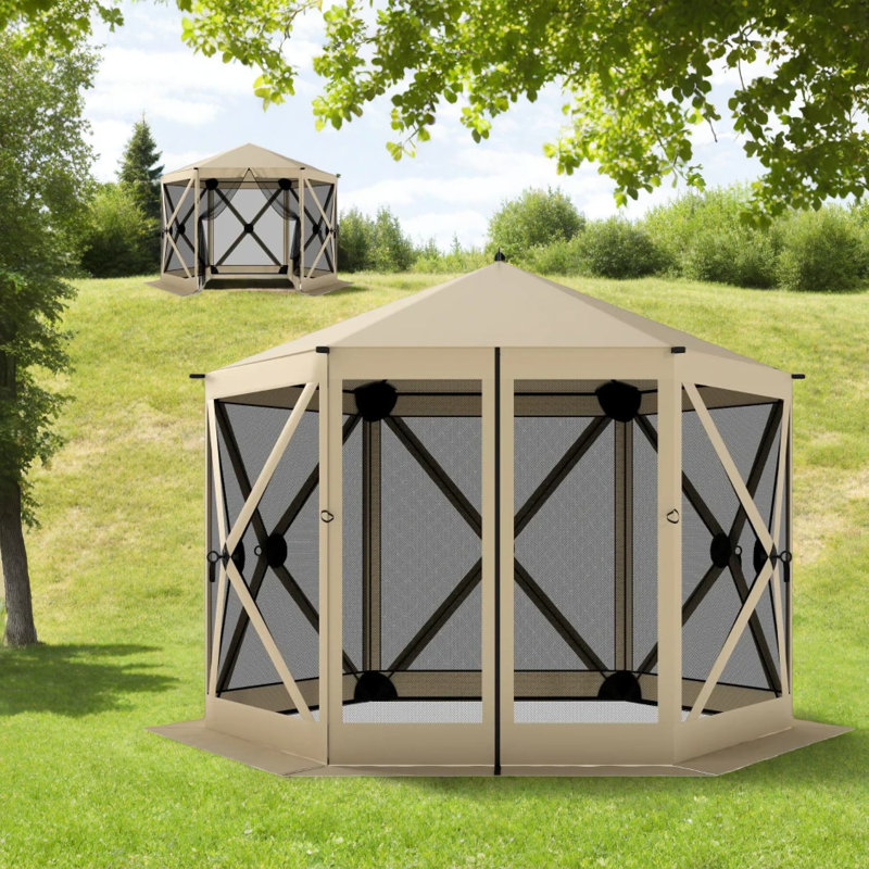 Modern Pop-up Canopy Gazebo With Frame, Spacious & Portable For Outdoor Events