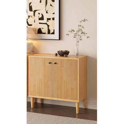 Solid Wood 2-Door Cabinet by Latitude Run