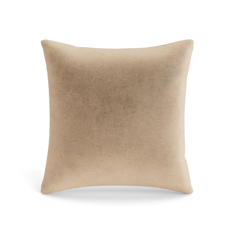 Modern Velvet Pillow , Taupe