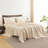 Linen Cotton Flat Sheet(	Linen,Cal King)-127119695-127119715