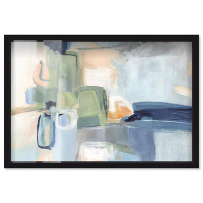 Décoration de salon Dreamscape I Shadowbox Print par Art Remedy, cadre noir, 16 x 11