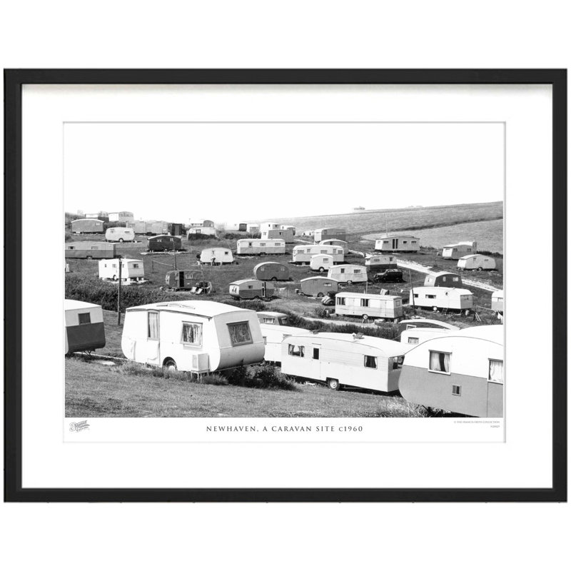 Newhaven, A Caravan Site C1960 by Francis Frith - Single Picture Frame Print, 28cm H x 36cm W x 2.3cm D