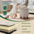 Upholstered Storage Ottoman Bench Button Tufted Round Ottoman Footrest Stool for Living Room Bedroom-696008596