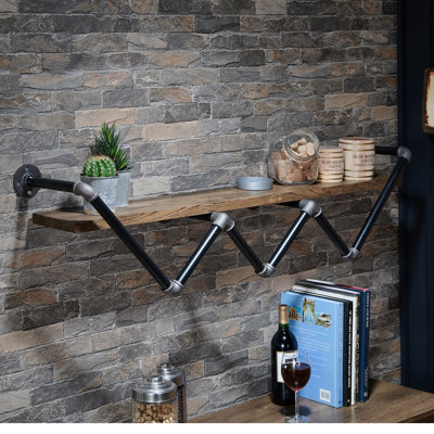 Graham Industrial Pipe Shelves