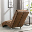 Chaise longue de massage en lin pour l'intérieur avec télécommande, massage électrique ergonomique
