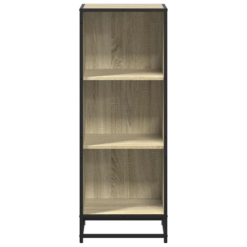 Borough Wharf Bookcase Engineered Wood, 107.5cm H x 40cm W x 35cm D, Sonoma Oak