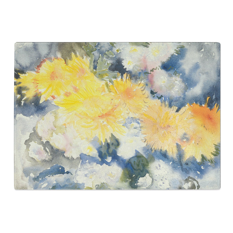 Yellow Flowers by Charles Demuth Chopping Board, 0.4cm H x 20cm W x 28.5cm L