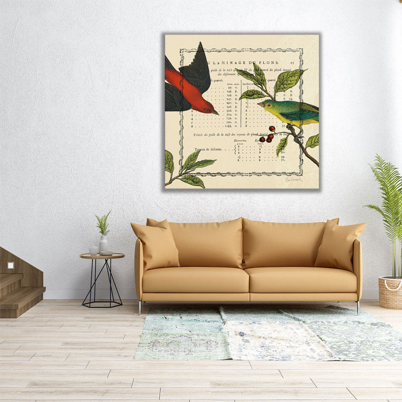 «Summer Pages I», reproduction d'art sur toile, H 12 po x l 12 po