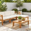 Ensemble de conversation modulaire 5 pièces avec coussins d'extérieur-2092623216