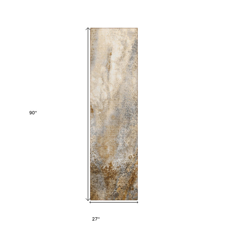 Tapis de couloir d'extérieur 8 po