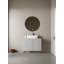 Meuble-lavabo autoportant de 30 po avec lavabo, comprenant une armoire de rangement pour la salle de bain avec 2 portes, un lavabo en céramique blanche et un comptoir blanc Carrara-109178707-109178706