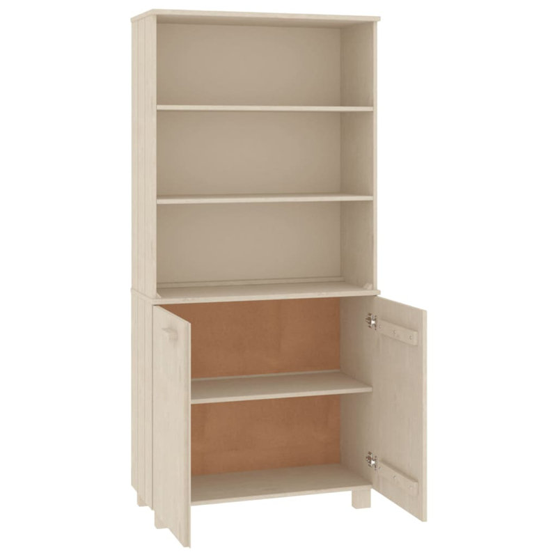 Healani 85cm Solid Wood Sideboard, Honey Brown