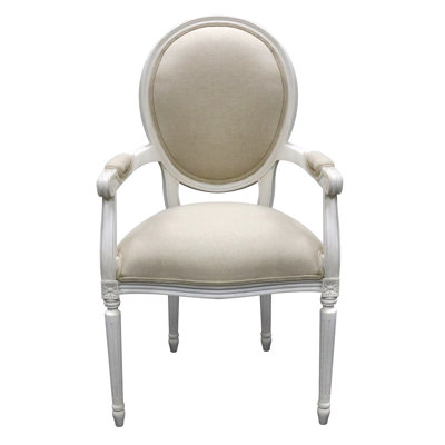 Louis XVI Accent Arm Dining Chair