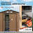 7 ft. W x 4 ft. D Stainless Steel Tool Shed-98202131-98202127