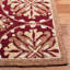 Tapis d'intérieur / extérieur à motif floral rouge / orange Carvalho-19260001