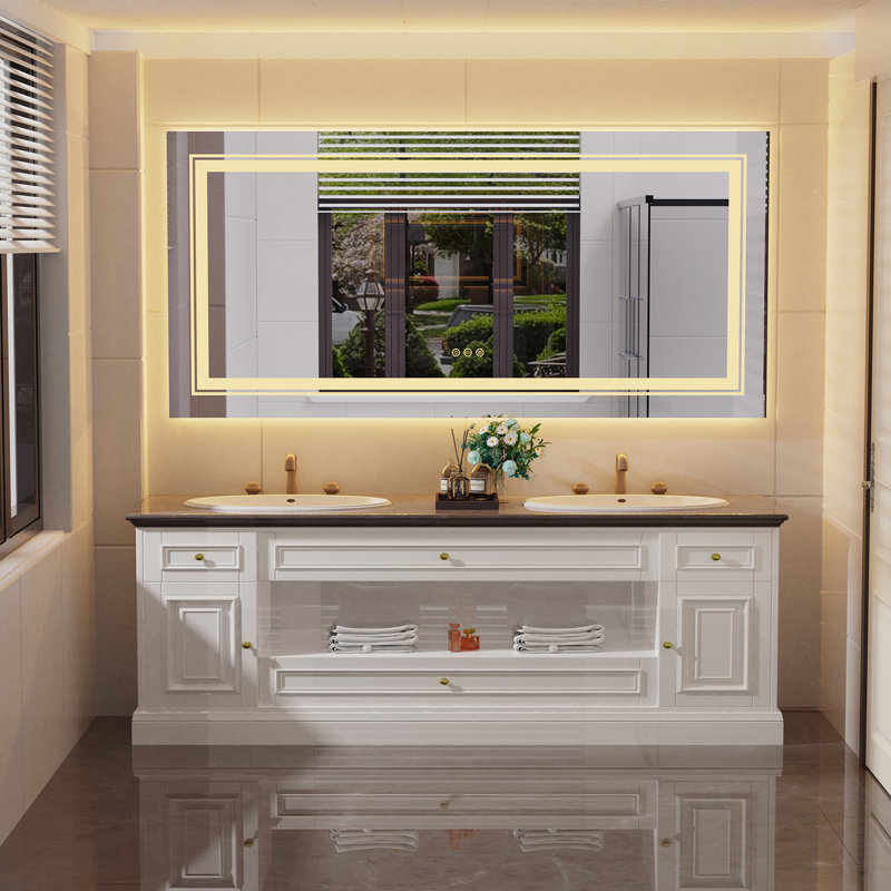 Flat Wall Mirror, 31.5" x 63"