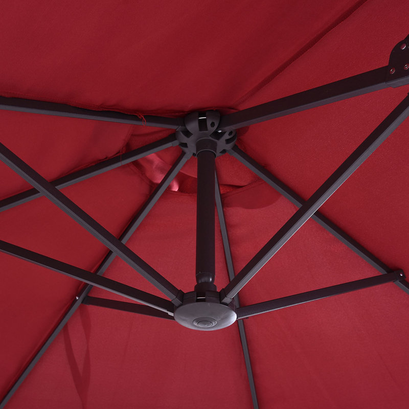 Très grand parasol de patio 15 pi Outsunny
