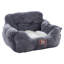 Bolster Cushion Fleece Pet Bed Dog Nest