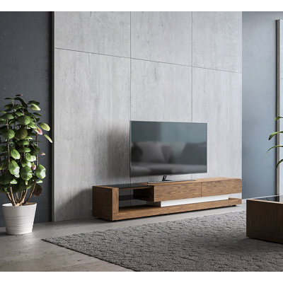 Abdulmalik Walnut TV Stand for TVs up to 88"
