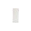Commode large Zura, 6 tiroirs, poignées chromées à facettes, bois blanc mat