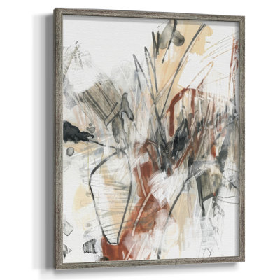 Oxide Manuscript II Framed Print - Solid Wood