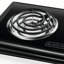 Buffet portatif à deux brûleurs Black + Decker, noir, DB1002B