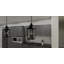 Saburo 3-Light Mystic Black Mini Pendant Light