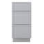 Armoire de rangement autoportante 3 tiroirs 15 po-95216819