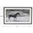 Galloping Horse Print with Wood Frame