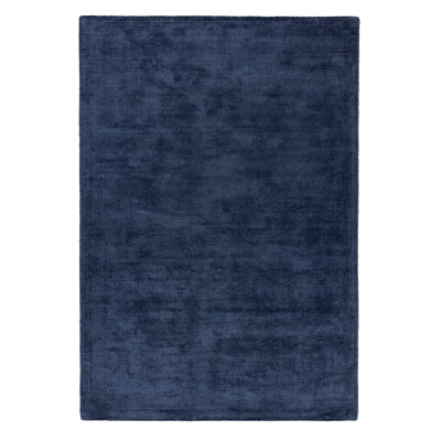 Devaney Solid Colour Hand Woven Area Rug