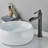Single-Hole Single-handle Bathroom Faucet with Drain Assembly-87393868
