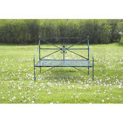 Lamia Wrought Iron Bench