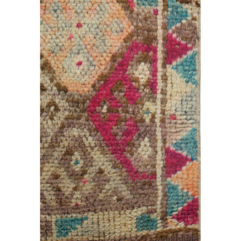 Vintage Turkish Village Rugs One-of-a-Kind Runner 2'8" X 13'3" Area Rug