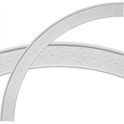 Ensemble d'anneaux de plafond 44 po x P 1/2 po x P 39 1/4 po x l 2 3/4 po x P 5/8 po