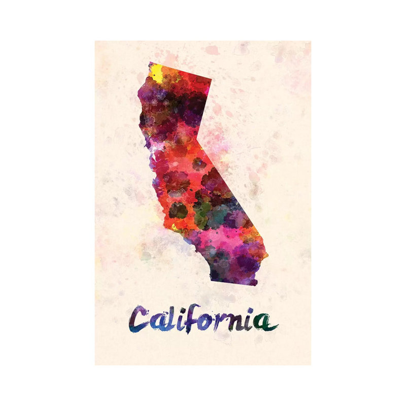 California by Paul Rommer - Wrapped Canvas Print, 101.6 cm H x 66.04 cm W