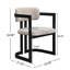 Chaise rembourrée avec accoudoirs (ensemble de 2)-1278626346