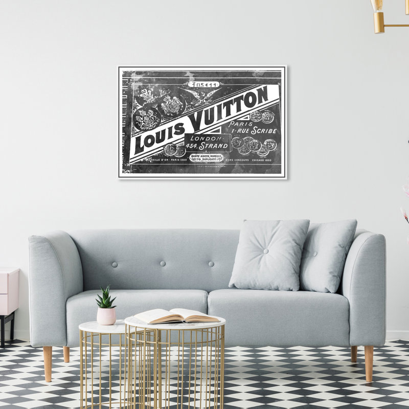 454 Strand Night - Publicité sur toile, H 24 po x l 36 po, Toile tendue