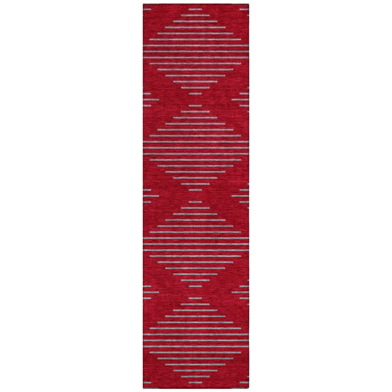 Machine Washable Indoor/Outdoor Chayden ACN1017 Rug, Runner 2'3" x 7'6"